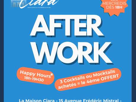 Afterwork du mercredi à la Maison Ciara