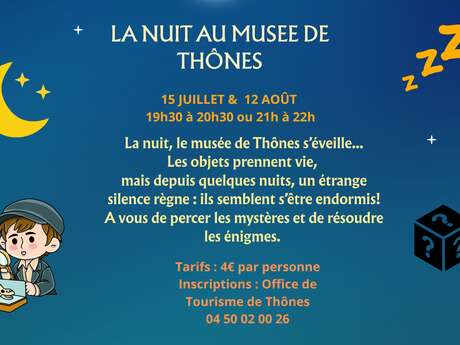 Animation "Nuit au musée"