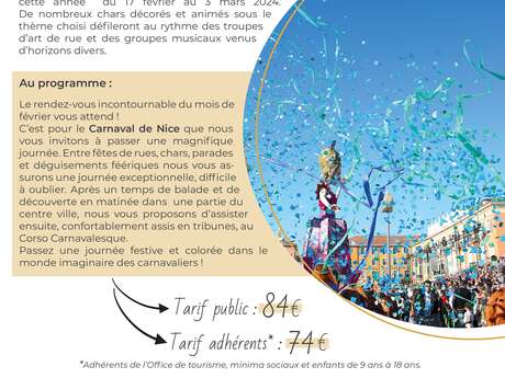 Excursion au Carnaval de Nice