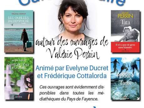 Café littéraire - ouvrages de Valérie Perrin