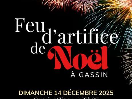Feu d'artifice de Noël