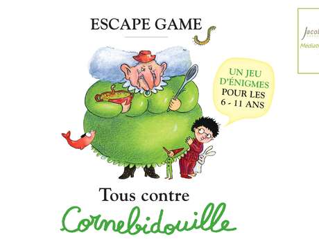 Escape game “Tous contre Cornebidouille” à la médiathèque
