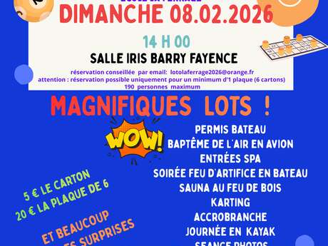 Loto de l'école de la Ferrage