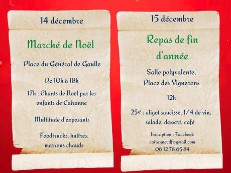 Marché de Noël à Cairanne