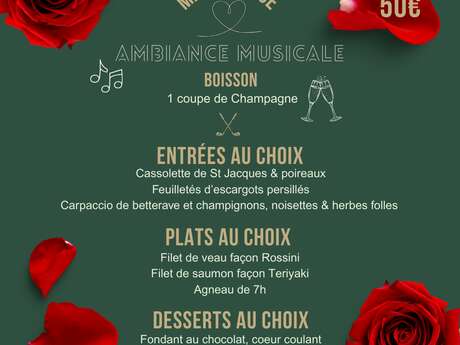 Soirée Saint Valentin au Golf