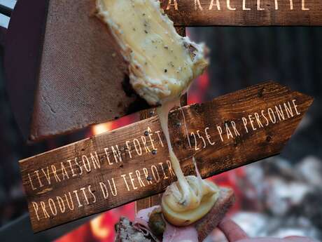 Expérience raclette en forêt