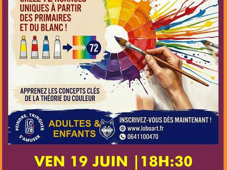LAtelier  - L’Apéro Couleur - Le Secret des 72 Nuances & Voyage Sensoriel