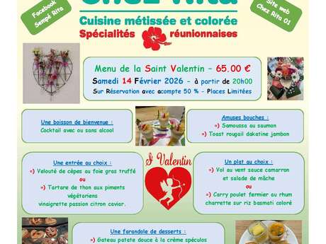 Repas de la Saint Valentin