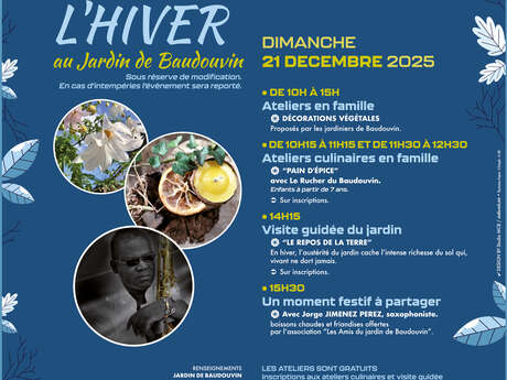 L'hiver au Jardin remarquable de Baudouvin