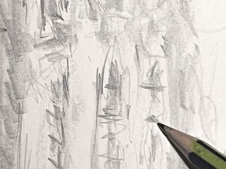 Croquis dans les rues d'Aix-en-Provence