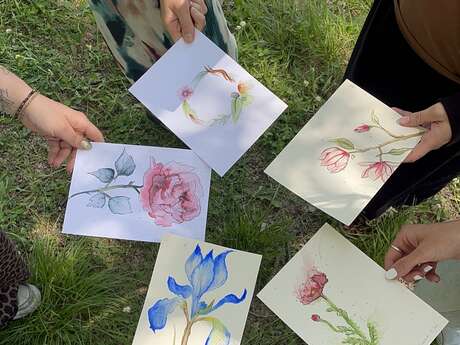 Atelier - aquarelle libre et créative