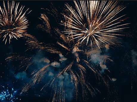 Feu d'artifice du nouvel an Bisanne 1500