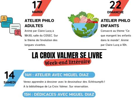 La Croix Valmer se livre : atelier et dédicaces avec Miguel Diaz