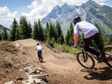 Descente bleue du Loup - Piste VTT Descente N°9