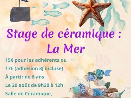 Stage de céramique : La Mer