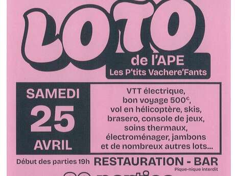 Loto de l'APE de Vacheresse