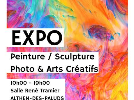Exposition peinture, sculpture, photo & arts créatifs