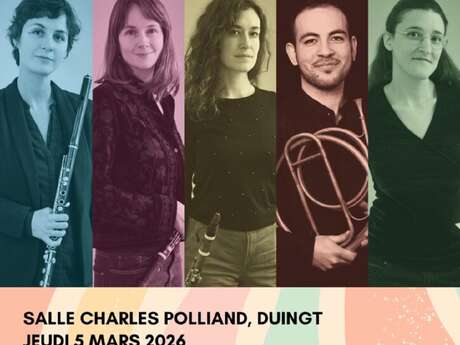 Concert en quinquette à vent : Du romantisme aux compositrices d'avant garde