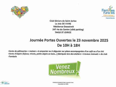 Journée portes ouvertes du club séniors "La Joie de vivre"