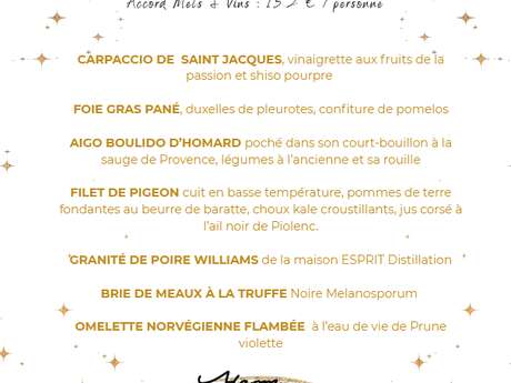 Réveillon du 31 décembre au Comptoir de la Mère Germaine