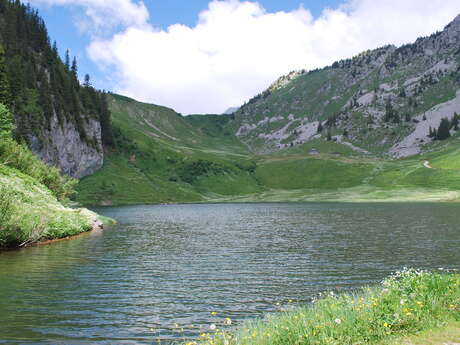 Arvouin, a lake in the Alps