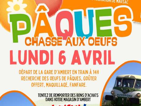 Train de la chasse aux oeufs