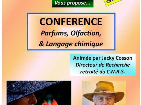 Conférence "Parfums, olfaction et langage chimique "