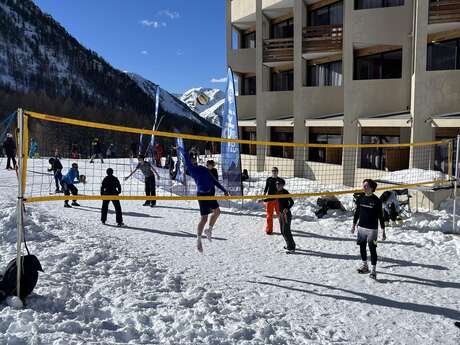 Volley sur neige - Snow volley