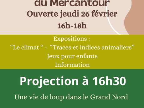 Projection "Montagne" Maison du Parc du Mercantour