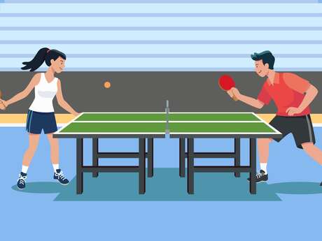 Tournoi  amical avec buffet - 50 ans club de tennis de table Uriage