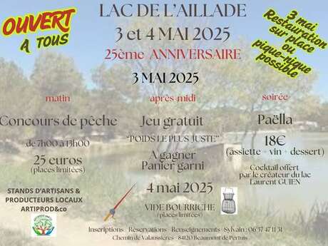 Le Lac de l'Aillade fête ses 25 ans !