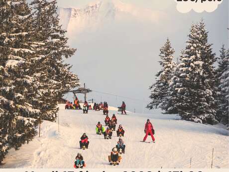 Luge By Night - ESF Saint-Gervais