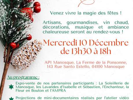 Marché de Noël chez API Manosque, La Ferme de la Ponsonne