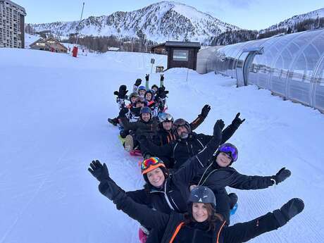 Discesa ghiacciata con Snake Gliss - Percorso «Chapelle»