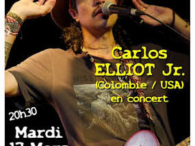 Concert "Carlos Elliot Jr (Colombie/USA)" - Hall Blues Club