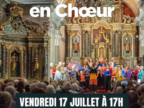 Concert de chant choral avec les choristes de Vacances en Choeur