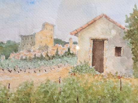 Exposition des peintures de Raymond Brun