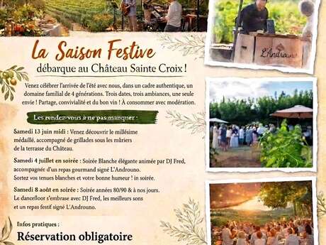 Présentation du nouveau millésime au Château Sainte Croix