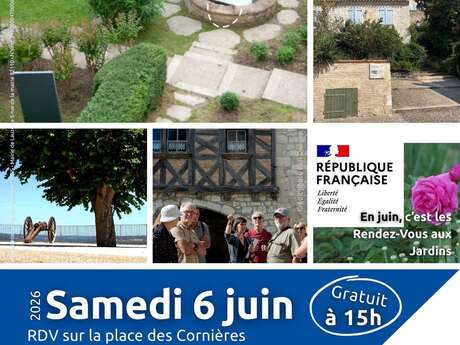 Visite guidée de la cité médiévale lors des Rendez-Vous aux Jardins