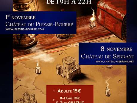 Ronde de nuit au château de Serrant : visite à la lampe torche Ronde de nuit au château de Serrant : visite à la lampe torche