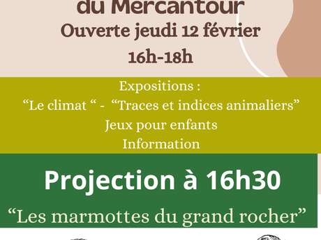 Projection "Montagne" Maison du Parc du Mercantour