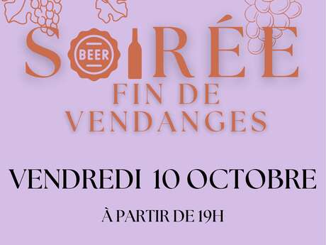 Soirée fin de vendanges - Les Caves des Collines