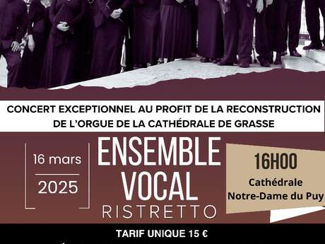 Concert à la Cathédrale de Grasse - Ensemble vocal Ristretto