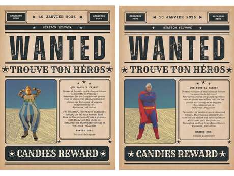 Animation sur les pistes: Trouve ton héros !