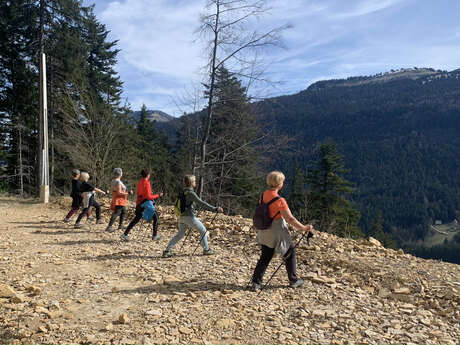 Un bol d'air avec la marche nordique