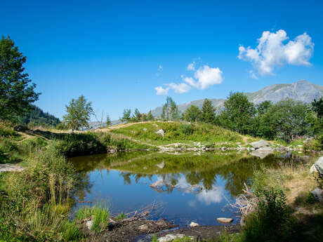 Chalets et lac d'Armancette