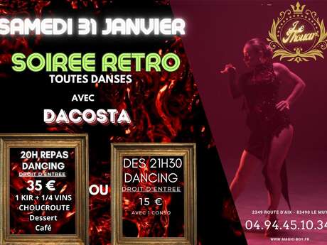 Soirée rétro au Thouar