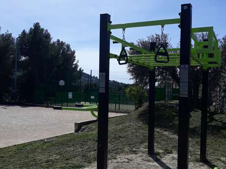 Weight training areas