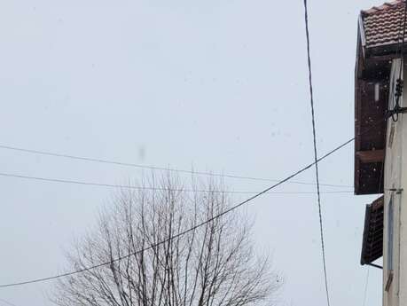 Navette en hiver pour la station de Beille