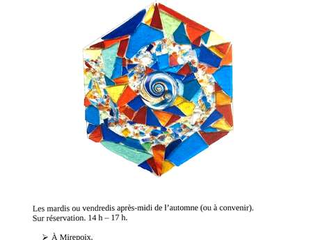 Venez créer votre mandala en verre